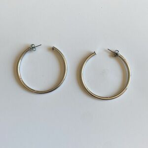 Silver Hoop Earrings